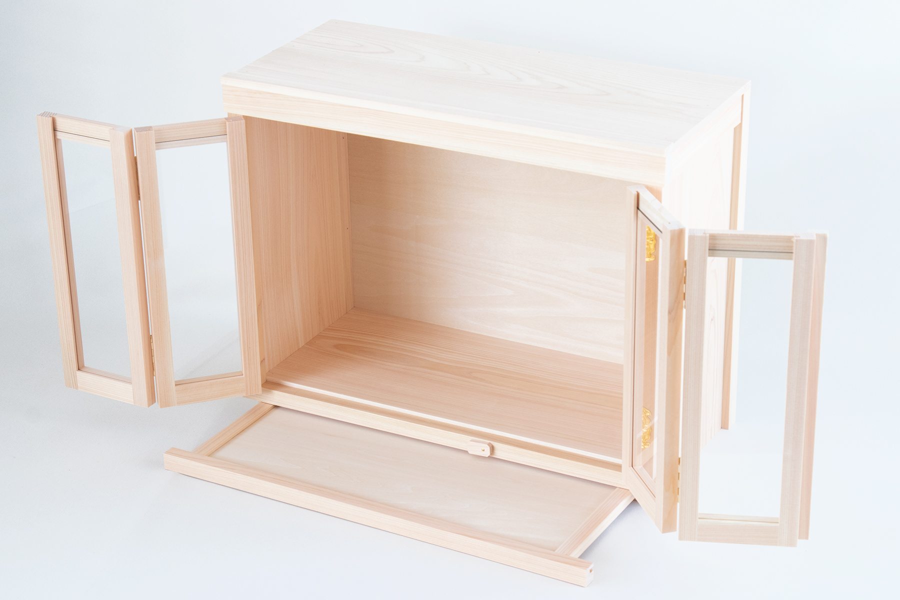 神棚 箱宮型 ガラスケース 20号 引出し式